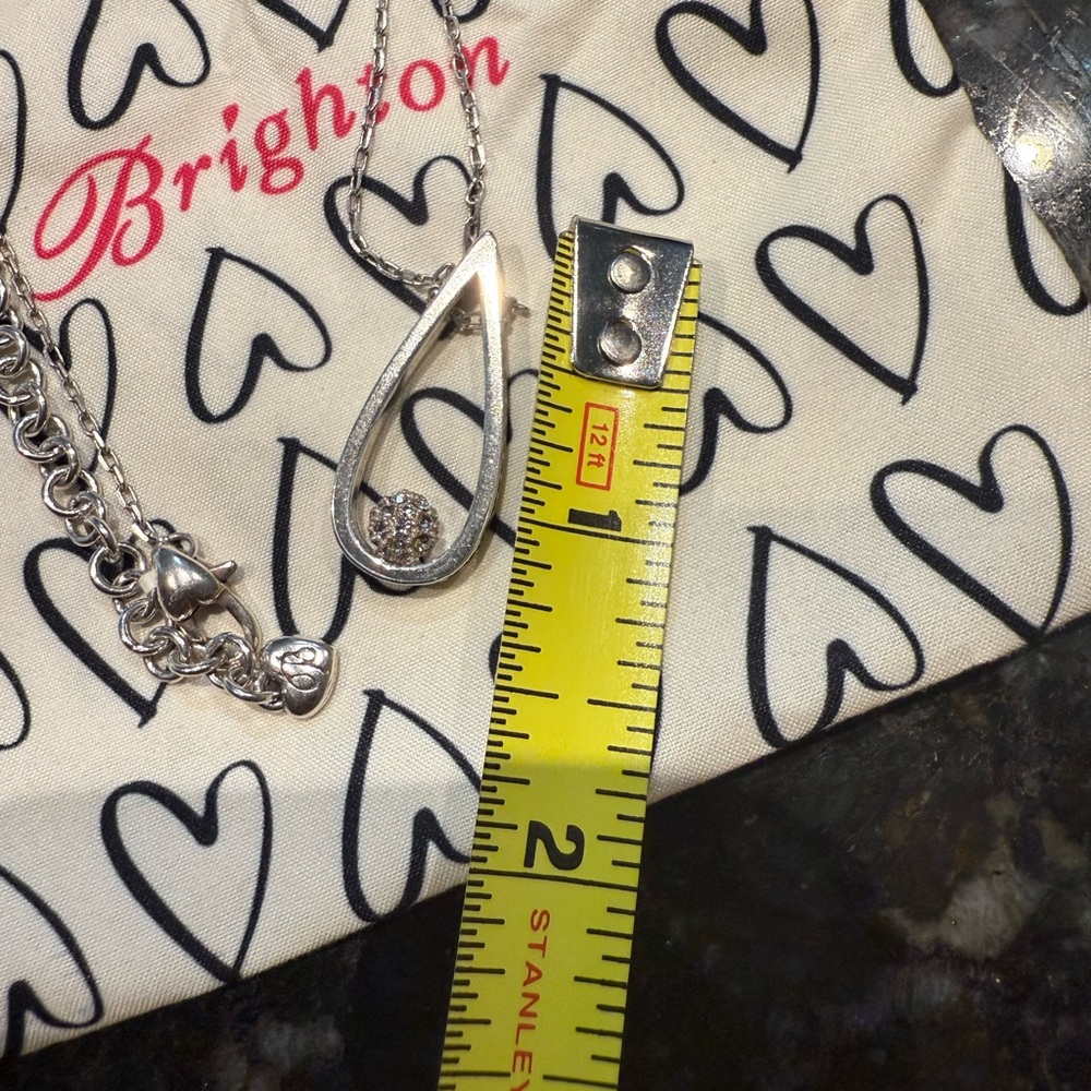 Brighton Chara Crystal Silver Pendant Necklace - Picture 5 of 5